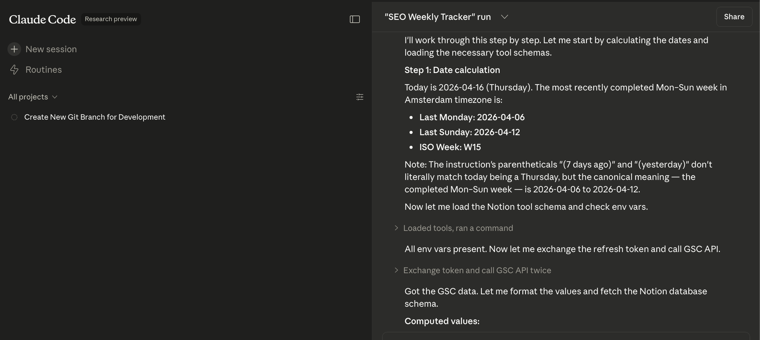 Claude Code session diagnosing an OAuth authentication error with a four-point root cause analysis in plain English